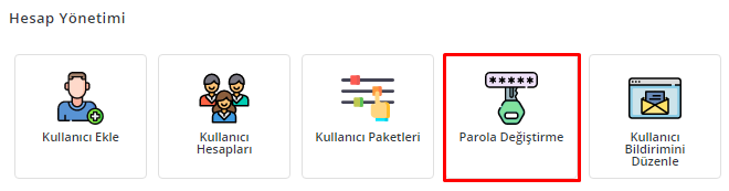 DirectAdmin Bayi Hesabından Kullanıcı Şifresi Değiştirme 4
