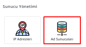 DirectAdmin Bayi Hesabına Ad Sunucusu Tanımlama 4