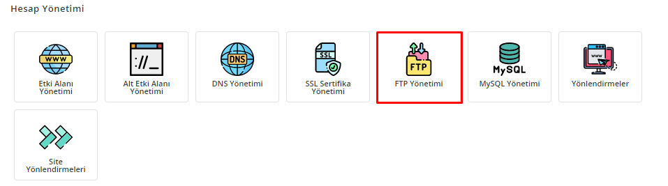 DirectAdmin Hosting Yeni FTP Hesabı Oluşturma 4