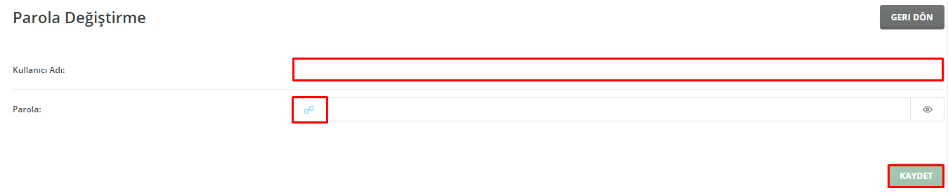 DirectAdmin Bayi Hesabından Kullanıcı Şifresi Değiştirme 5