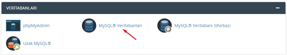 Cpanel Mysql Database Oluşturma 1