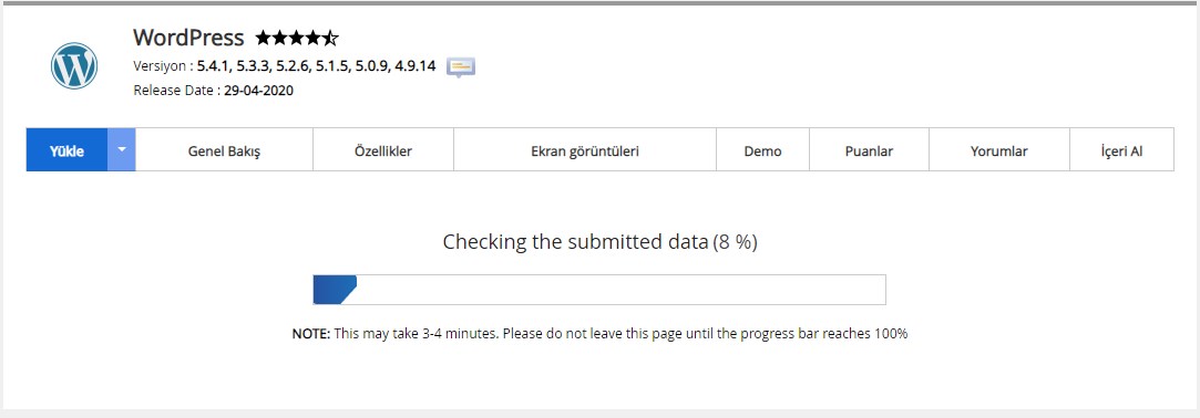 cPanel'den WordPress Kurulumu 4