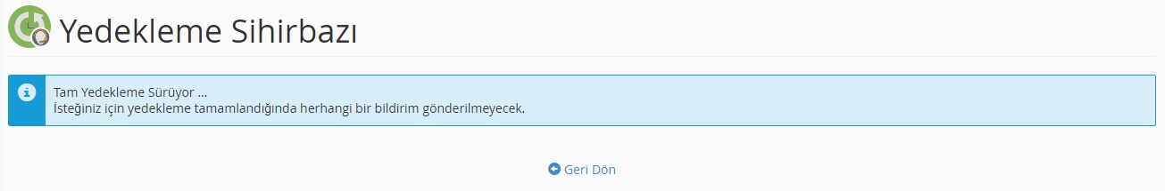 CPanel Yedek Alma ve Restore İşlemi 5