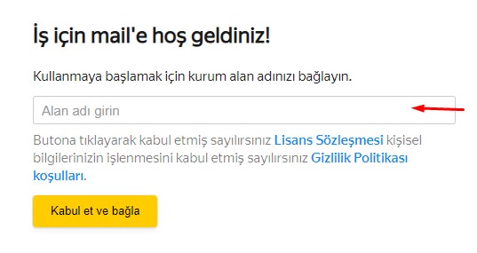 Yandex Connect Domain Ekleme ve E-posta Oluşturma 2